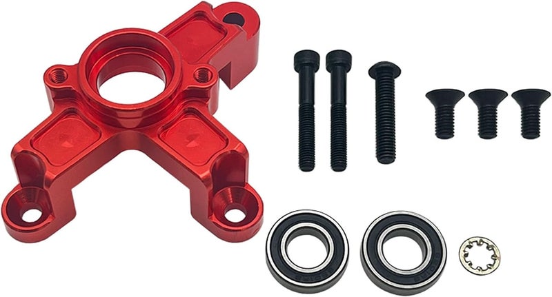 FLMLF CNC Metal Clutch Tripod Set Red for 1/5 Hpi RV Km Baja 5B 5T 5SC Parts - Image 1
